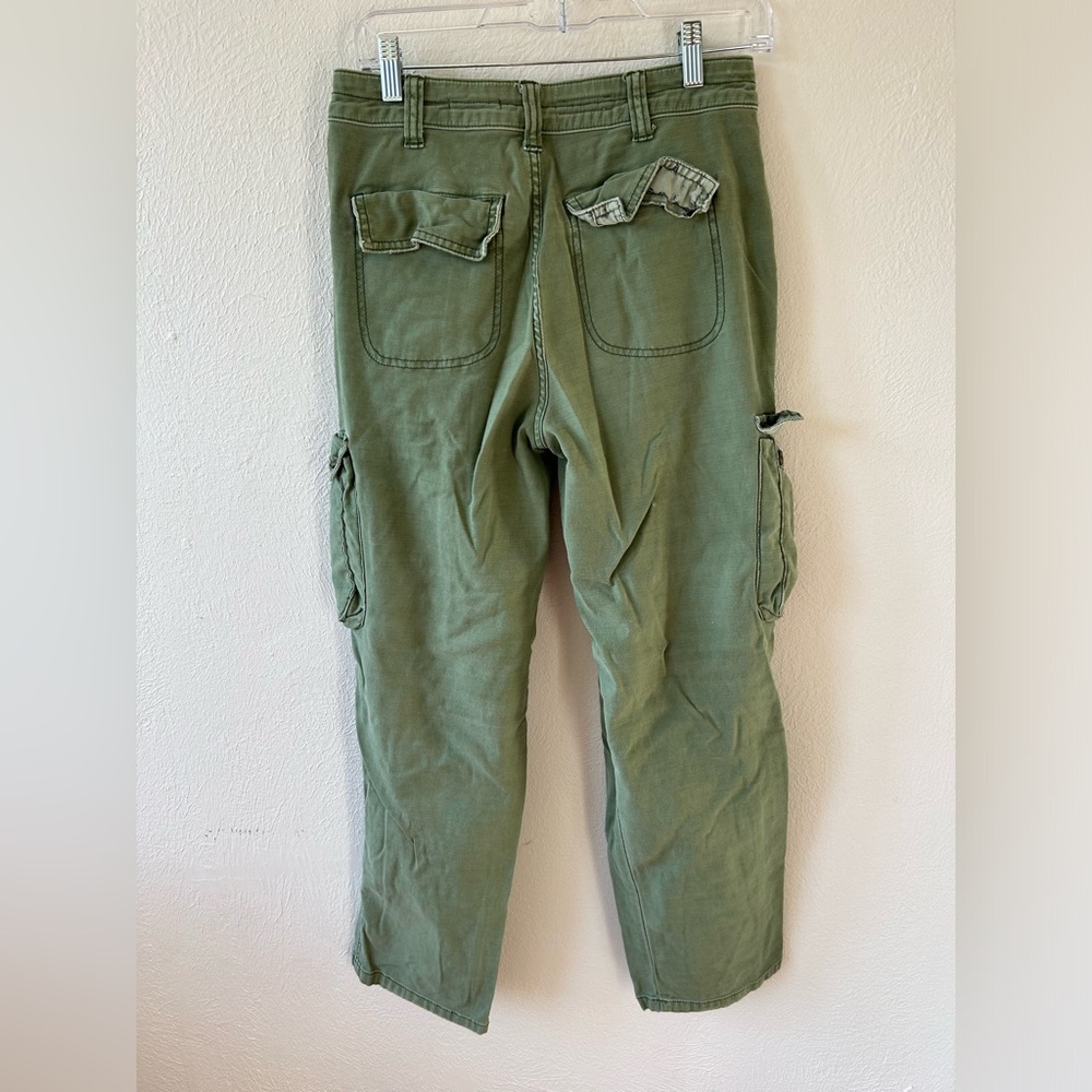 Anthropologie Pilcro Utility Cargo Straight Leg Pants Sz 27 - Picture 3 of 9